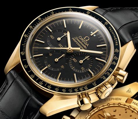 omega speedmaster professional gold price|Omega Speedmaster price chart.